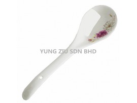 CERAMICS LADLE CNY(MAGNESIUM FLOWER)(10179)23CM